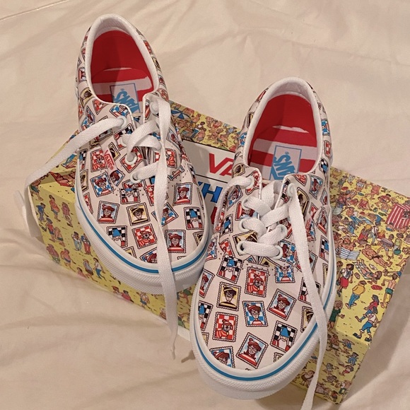 NIB Where’s Waldo Limited Edition Vans - Picture 1 of 1